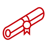 red diploma icon